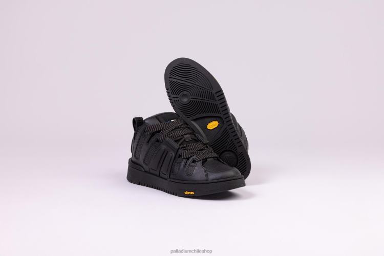 zapatos negro 48PB190 Palladium patín palablast hombres