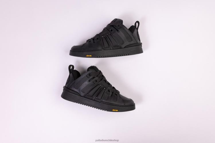 zapatos negro 48PB190 Palladium patín palablast hombres