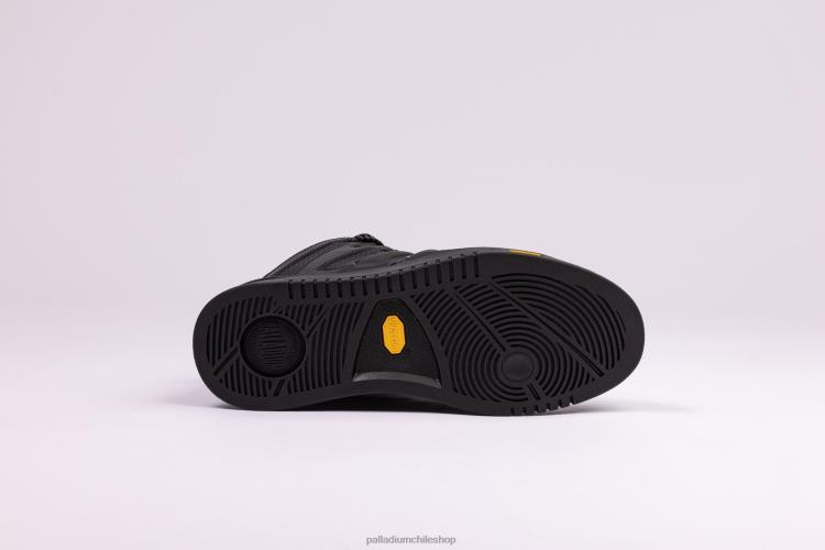 zapatos negro 48PB190 Palladium patín palablast hombres