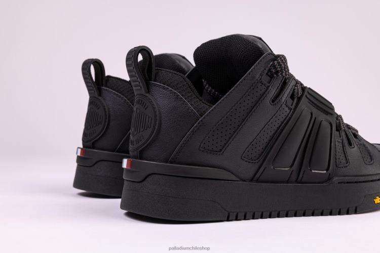 zapatos negro 48PB190 Palladium patín palablast hombres
