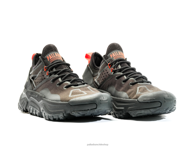 zapatos negro 48PB197 Palladium paquete ligero fuera de la red unisexo