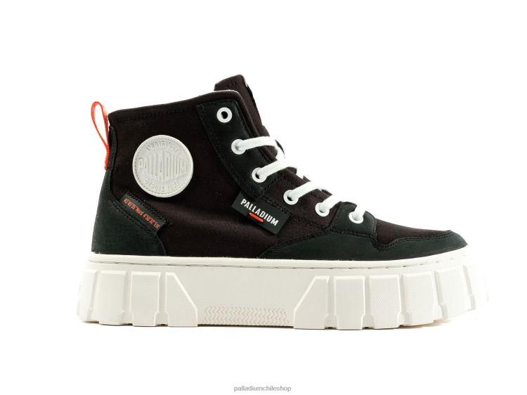 zapatos negro 48PB286 Palladium pallatower hola mujer