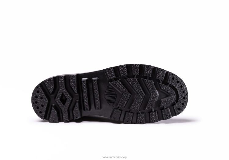 zapatos negro 48PB352 Palladium pampa hola niños