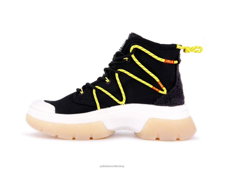 zapatos negro/malvavisco 48PB292 Palladium pallawave encaje mujer