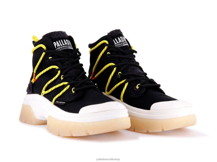 zapatos negro/malvavisco 48PB292 Palladium pallawave encaje mujer