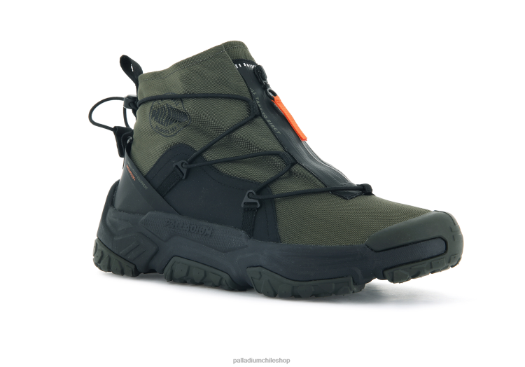 zapatos noche de oliva 48PB179 Palladium off-grid hi zip impermeable plus unisexo