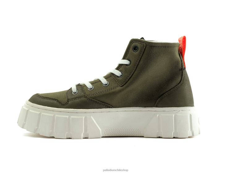 zapatos noche de oliva 48PB283 Palladium pallatower hola mujer