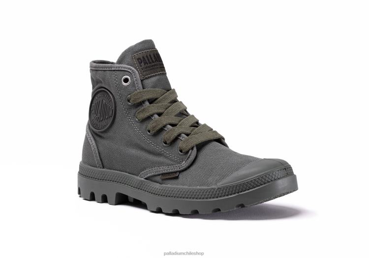 zapatos noche de oliva 48PB358 Palladium pampa hola niños
