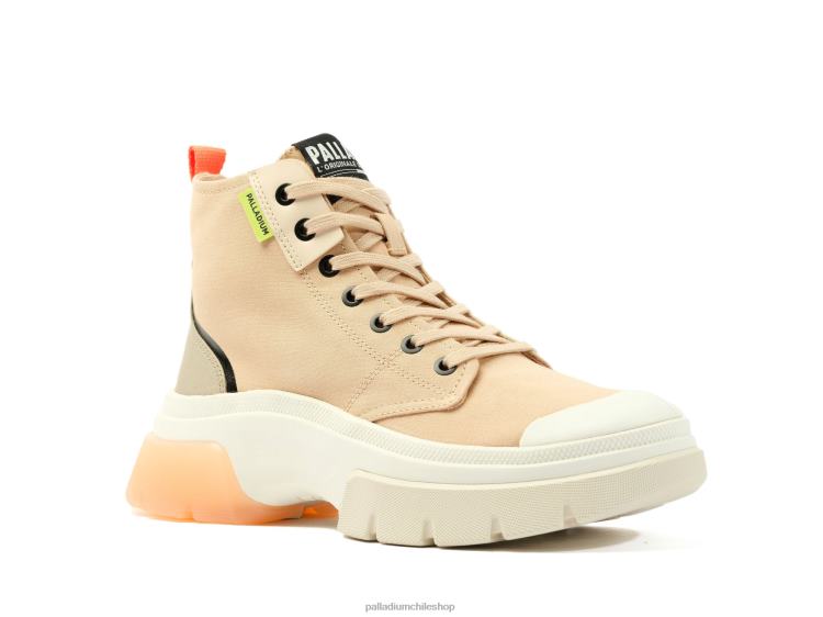 zapatos polvo desnudo 48PB281 Palladium pallawave medio metro mujer