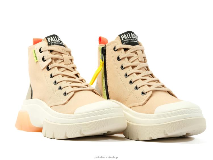 zapatos polvo desnudo 48PB281 Palladium pallawave medio metro mujer