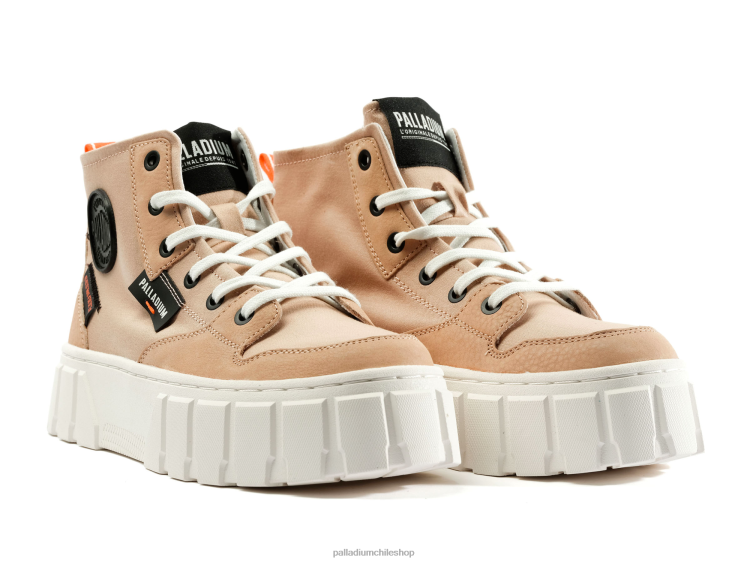 zapatos polvo desnudo 48PB287 Palladium pallatower hola mujer