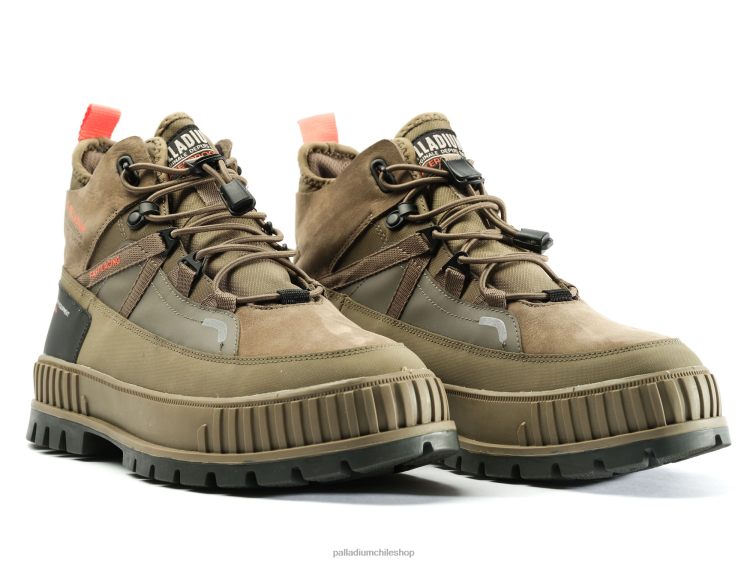 zapatos verde oscuro 48PB130 Palladium pallashock viajes wpplus unisexo