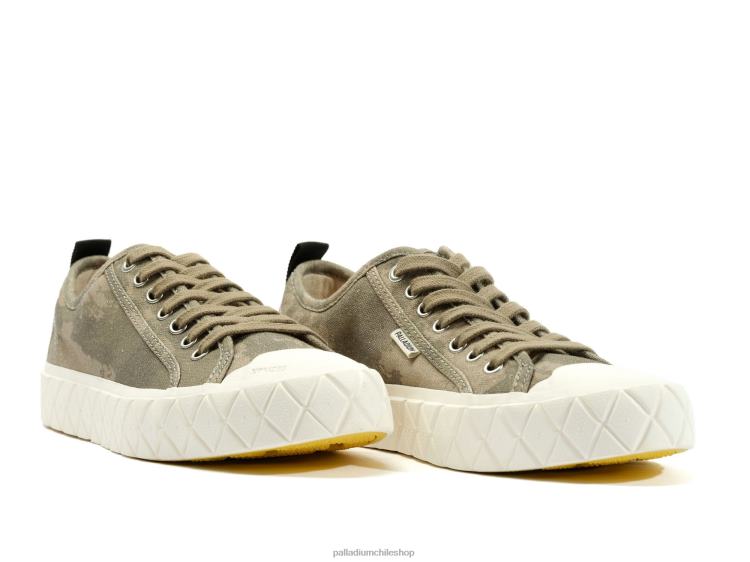 zapatos verde oscuro 48PB195 Palladium pala ace lo camo unisexo